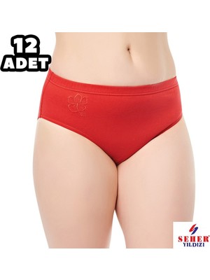 Seher Yıldızı Seher Düz Renk Işli Bayan Kom 12'li