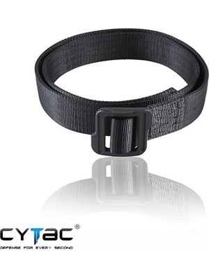 Dee Hunter Cytac Tactical Çift Katmanlı 1.5'' Kemer Siyah L