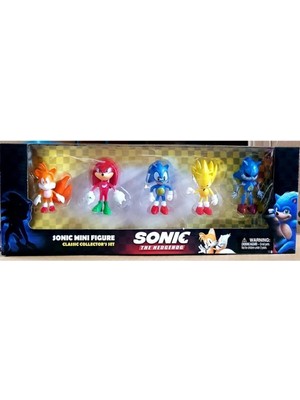Kirpi Sonic Oyuncak Sonic 5'li Figür Karakter Oyuncak Seti