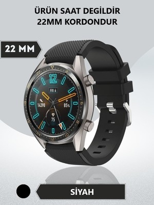 Furenfa Huawei Gt / Gt2 / Gt2 Pro / Gt3 / Gt 3 Pro -Honor Magic Watch 2 46MM -Samsung Gear Watch 46MM Silikon Kordon