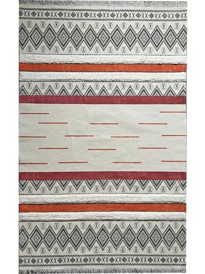 Rugs Modern Rustik 4047 Çok Renkli Iskandinav Stil Pastel Desenli Kilim