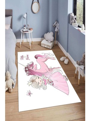 Napoli Home Dijital Baskılı Kaymaz Taban Yıkanabilir Kolay Temizlenir Modern Çocuk Odası Halısı NDÇ-HP-649