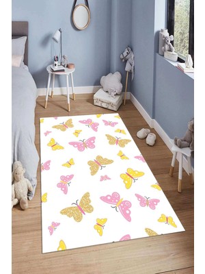 Napoli Home Dijital Baskılı Kaymaz Taban Yıkanabilir Kolay Temizlenir Modern Çocuk Odası Halısı NDÇ-HP-605