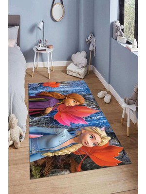 Napoli Home Dijital Baskılı Kaymaz Taban Yıkanabilir Kolay Temizlenir Modern Çocuk Odası Halısı NDÇ-HP-642