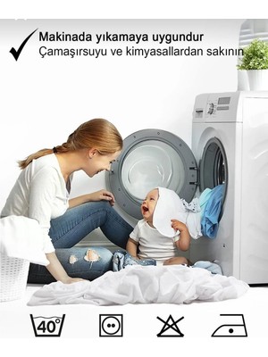 AY Home  Bebek Çoçuk Sıvı Geçirmez Pamuklu Terletmez  Yatak Alezi