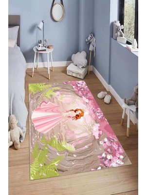 Napoli Home Dijital Baskılı Kaymaz Taban Yıkanabilir Kolay Temizlenir Modern Çocuk Odası Halısı NDÇ-HP-622