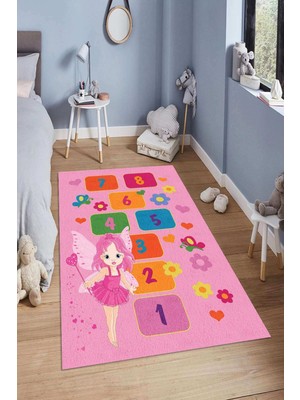 Napoli Home Dijital Baskılı Kaymaz Taban Yıkanabilir Kolay Temizlenir Modern Çocuk Odası Halısı NDÇ-HP-652