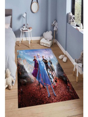 Napoli Home Dijital Baskılı Kaymaz Taban Yıkanabilir Kolay Temizlenir Modern Çocuk Odası Halısı NDÇ-HT-1570