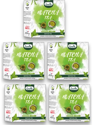 Lavella Matcha Çayı Tozu Karışık Bitki Çayı 5 x 100 gr