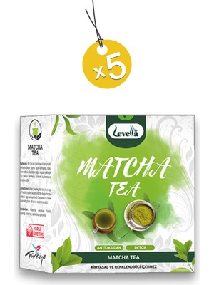 Lavella Matcha Çayı Tozu Karışık Bitki Çayı 5 x 100 gr