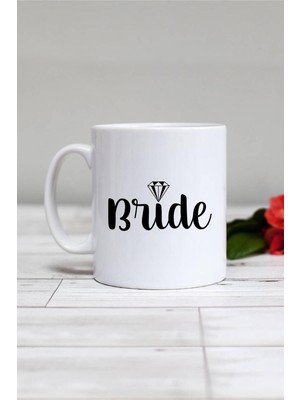Bride Gelin Hediye Kupa Bardak Beyaz