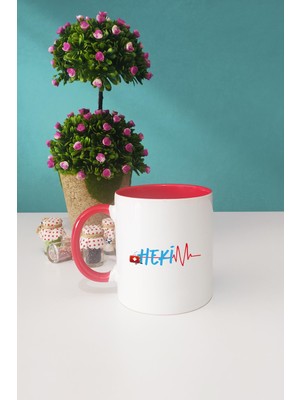 Hedizu Doktora Hediye Hekim Kupa Bardak Kırmızı