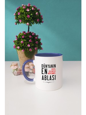 Ablaya Hediye Kupa Bardak Lacivert