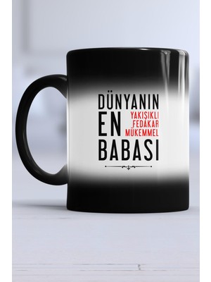 Hedizu Babalar Günü Hediyesi Kupa Bardak Sihirli