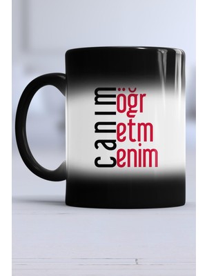 Öğretmene Hediye Canım Öğretmenim Kupa Bardak Sihirli