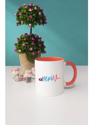 Doktora Hediye Hekim Kupa Bardak Turuncu