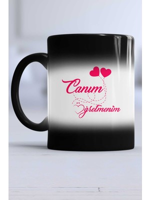 Öğretmene Hediye Kupa Bardak Sihirli