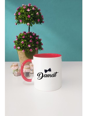 Damat Hediye Kupa Bardak Kırmızı