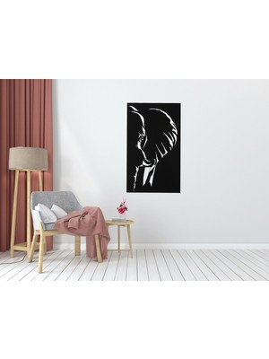 Essart Design Yarı Fil Silüeti Lazer Kesim Tablo