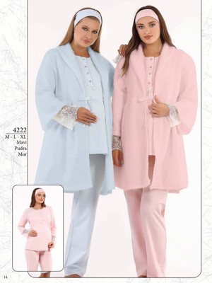 Baha 4222 Bayan Lohusa Gecelık Sabahlık Takım