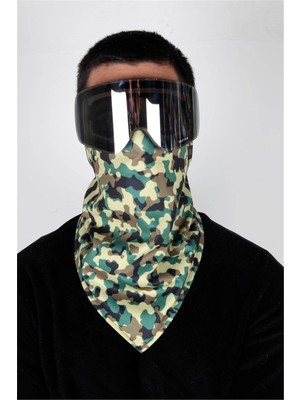 Kamuflaj Kayak ve Snowboard Maskesi