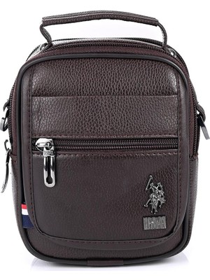 U.S. Polo Assn. 8416 Erkek Evrak Çantası Kahverengi