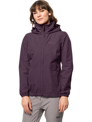 Jack Wolfskin Stormy Poınt 2L Jkt W Mor Kadın Mont 1111202-2042