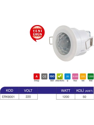 Erkled Sensor 360 Derece