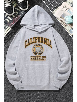 Unisex California Baskılı Sweatshirt