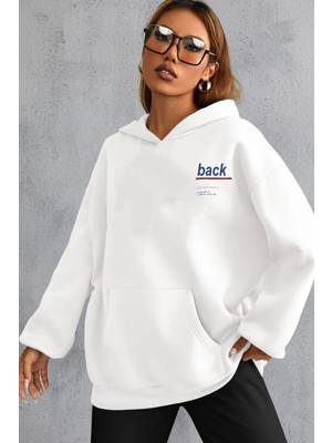 Unisex Back Sırt Baskılı Sweatshirt