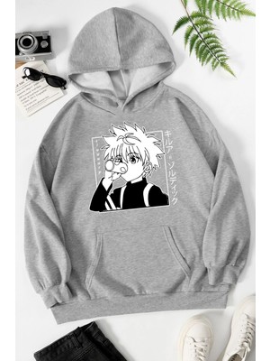 Trendypassion Unisex Killua Zoldyck Baskılı Sweatshirt