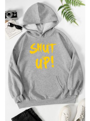 Trendypassion Unisex Shut Up Baskılı Sweatshirt