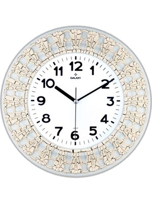 Galaxy Duvar Saati (Beyaz) 93-Bz