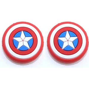Playstation 5 Analog Kılıfı Başlıkları ( Captain America ) - 2 Adet