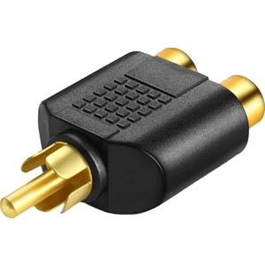 Rca Erkek - 2 Rca Dişi Aparat Lale Çoklayıcı Av Ses Video Dönüştürücü Rca Y Splitter - 5 Adet