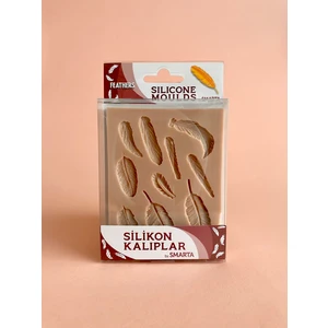 HOBİ MARKET ART Silicone Moulds Silikon Epoksi,hamur ve Polimer Kil Kalıbı Feathers
