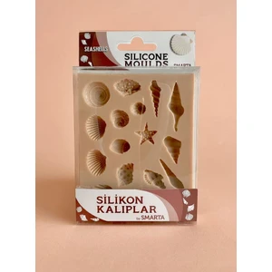 HOBİ MARKET ART  Silicone Moulds Silikon Epoksi,hamur ve Polimer Kil Kalıbı Seashells