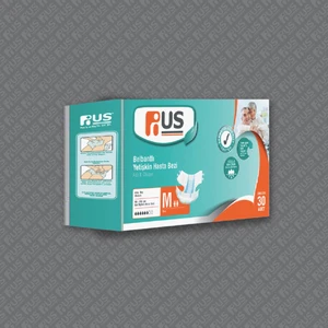 Tekstil Yüzeyli Belbantlı Yetişkin Hasta Bezi Orta (M) 30'lu