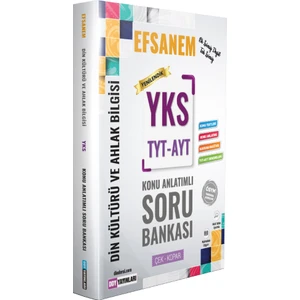 Ddy Yayınları YKS TYT AYT Din Kültürü ve Ahlak Bilgisi Efsane Konu Anlatımlı Soru Bankası