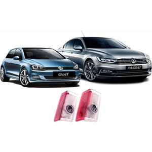 Golf 7, Passat Araçlar Için Orijinal Geçmeli Soketli Kapı Logo