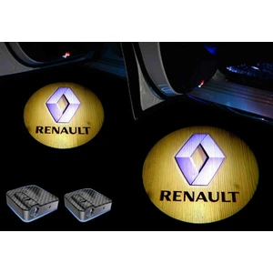 Renault Sarı  Araçları Için Kapı Altı Logo 7 LED Projektör (2 Adet)