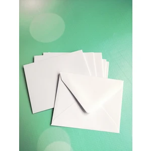 Tuğset Etiket Mini Zarf Beyaz 9x7 cm 20 Adet