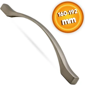 Çekmece Mutfak Dolap Kapak Kulpu Kulbu 160-192 mm Inox Metal Kulp