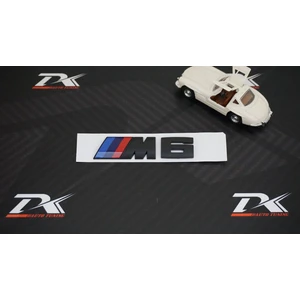 DK Tuning M6 Bagaj Siyah Yazı Logo 3m 3D Amblem Orjinal Ürün