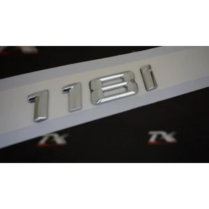 DK Tuning Bmw 118I Bagaj Krom Metal 3m 3D Yazı Logo