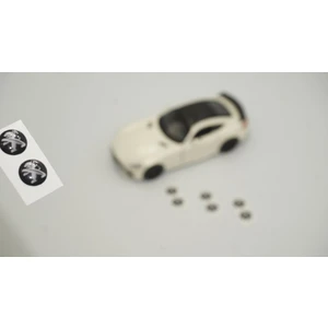 DK Tuning Peugeot Logo Jant Torpido Direksiyon 9mm Damla Sticker Logo Seti