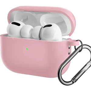 For Airpods Pro 2 ile Uyumlu Kılıf Silikon Tam Koruma Kancalı Anahtarlık Comely Silikon Kılıf