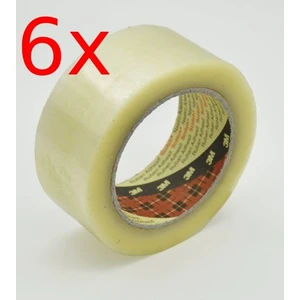 3m 371 Koli Bandı 45 mm x 100 METRE Şeffaf 6'LI PAKET
