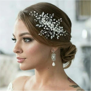 Bba New Trend Incili Kristalli Gelin Saç Aksesuarı Nikah Aksesuarı