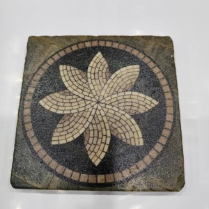 Şeker Portakalım Dekoratif Figürlü Doğal Taş Banyo Gider Kapağı Süsü Tekli 10X10 cm